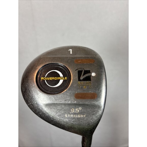 Square Two POWER CIRCLE Offset Oversized 11*Deg DRIVER 45”RH Steel Shaft - Picture 1 of 12